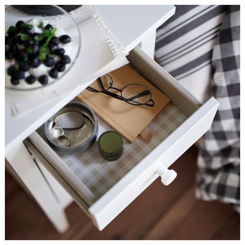 IKEA - GULLABERG, bedside table, white, 38x40x75 cm