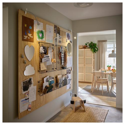 IKEA - HOLMÖARNA, wall mirror, colourless, 27x27 cm