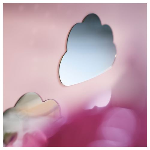 IKEA - HOLMÖARNA, wall mirror, colourless, 30x18 cm