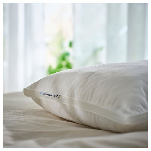 IKEA - GAFFELKLOCKA, high pillow, white, 50x60 cm