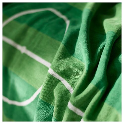 IKEA - SPORTSLIG, children bath towel, green, 100x150 cm