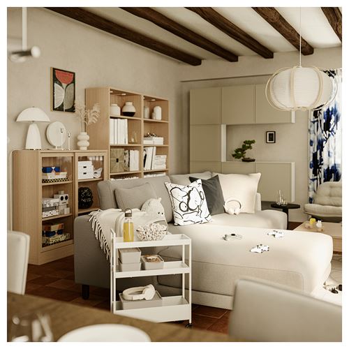 IKEA - NISSAFORS, trolley, white, 50,5x19x67 cm