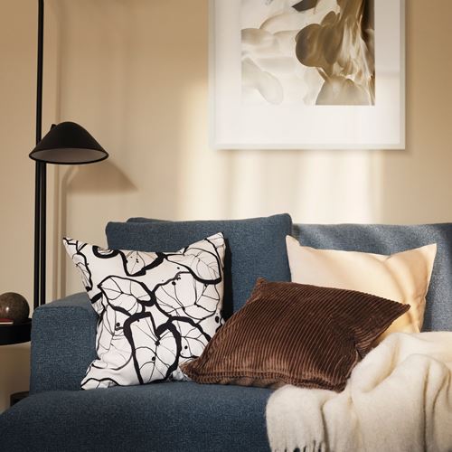 IKEA - UPPAKRA, 3-seat sofa, Axvall dark grey-blue