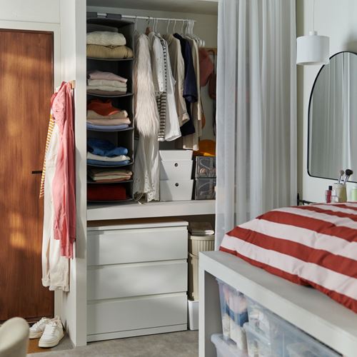 IKEA - STORKLINTA, chest of 3 drawers, white, 70x50x75 cm