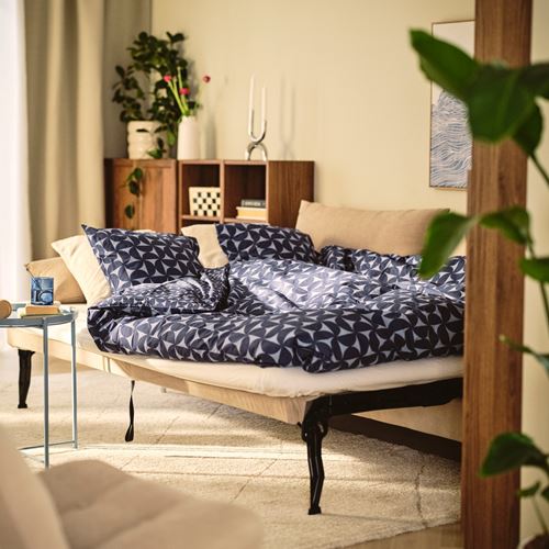 IKEA - SÖDERHAMN, 3-seat sofa-bed, kelinge beige