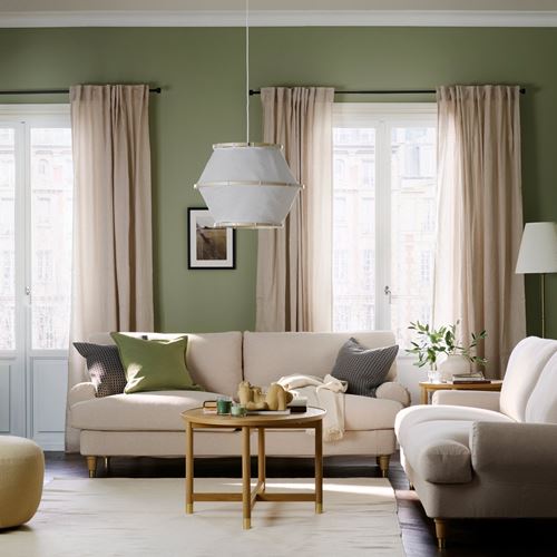 IKEA - VALNAS, 2-seat sofa, knaback light beige