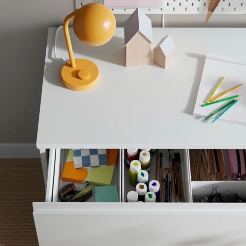 IKEA - STORKLINTA, 3 çekmeceli şifonyer, beyaz, 70x50x75 cm