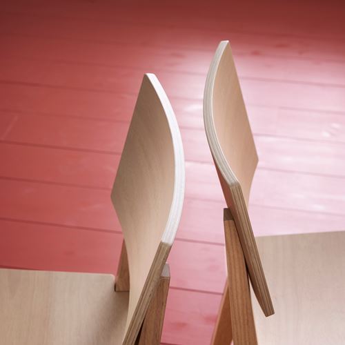 IKEA - KARSKAR, wooden chair, rubber