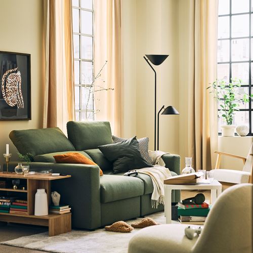 IKEA - MALMKÖPING, 2-seat sofa, tibbleby light beige
