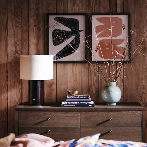 IKEA - HALGATT, lampshade, beige-brown, 49 cm