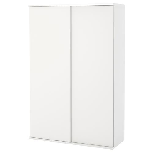 IKEA - PLATSA/FONNES, PLATSA wardrobe, white, 120x46x181 cm