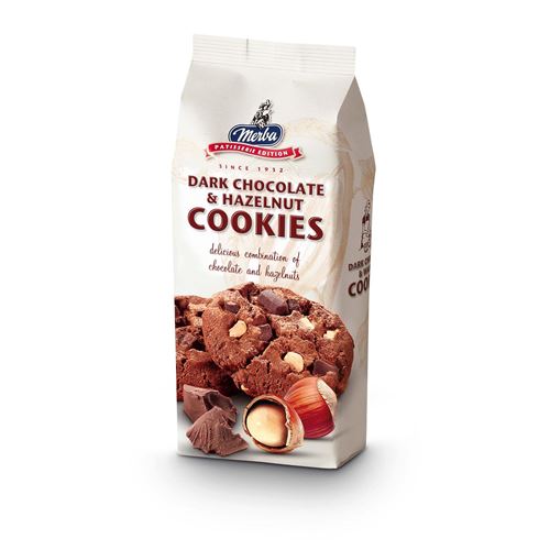 IKEA - MERBA, bitter çikolatalı ve fındıklı kurabiye, 2x200 gr