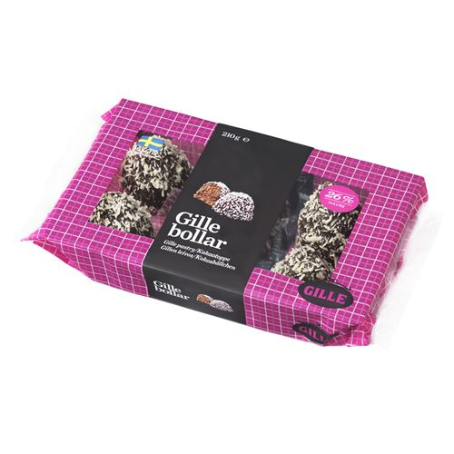 IKEA - GILLE, oatcake with cocoa and coconut coating, 210 g