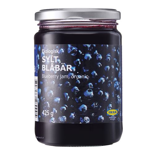 IKEA - SYLT BLABAR, organik yabanmersini reçeli, 425 gr