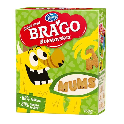 IKEA - BRAGO, letter shaped biscuit