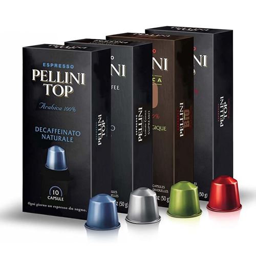 IKEA - PELLINI TOP, kapsül kahve, 4'lü set