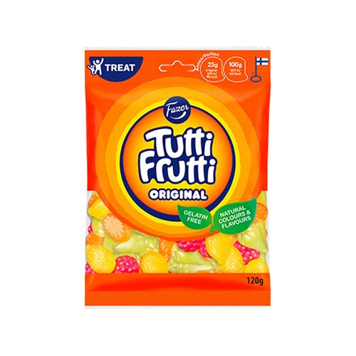IKEA - TUTTI FRUTTI ORIGINAL, natural fruit flavored mixed candy, 120 g