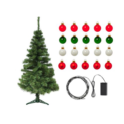 IKEA - YILBAŞI SETİ, çam ağacı seti, çok renkli, 100cm