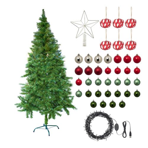 IKEA - YILBAŞI SETİ, çam ağacı seti, çok renkli